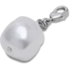 Jibbitz-charms med naturperle