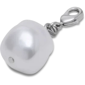 Jibbitz-charms med naturperle