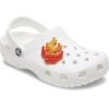 Jibbitz-charms med perler i form af en flamme