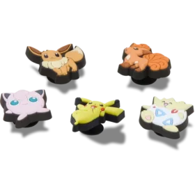Jibbitz-charms med Pokémon-figurer, 5-pakning