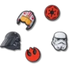 Jibbitz-charms med Star Wars-symboler, 5-pakning