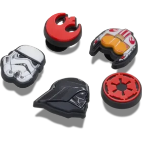 Jibbitz-charms med Star Wars-symboler, 5-pakning