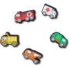 Jibbitz-charms «Tiny Work Trucks» (5-pakning)