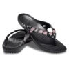 Kadee 2 trykte Flippflopper «Floral Black»