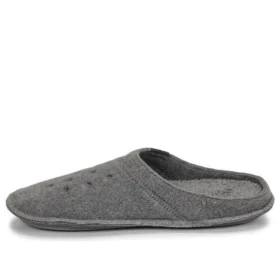 Klassisk tøfler, uformell, tykk, varm sko, unisex, grå