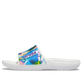 Klassiske Bubble Block-sandaler «White Multi»