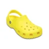 Klassiske Crocs Beach unisex-sandaler i knallgult