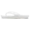 Klassiske Crocs Flip Casual-flippflopper, unisex, hvite