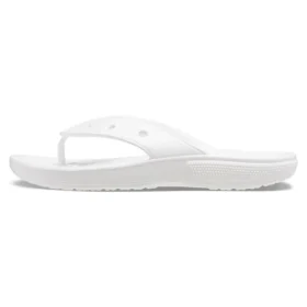 Klassiske Crocs Flip Casual-flippflopper, unisex, hvite