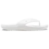 Klassiske Crocs Flip Casual-flippflopper, unisex, hvite