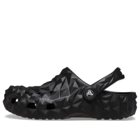 Klassiske geometriske Clogs «Black»