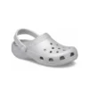 Klassiske glitter-Clogs «Silver»