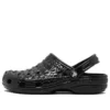 Klassiske krokodilleskinn-Clogs «Black»