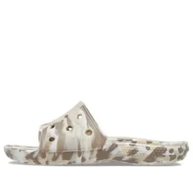 Klassiske marbled sandaler «White Brown»
