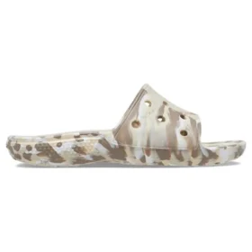 Klassiske marbled sandaler «White Brown»