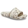 Klassiske marbled sandaler «White Brown»
