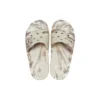 Klassiske marbled sandaler «White Brown»