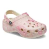 Klassiske Platform Clogs med slangemønster «Pink»