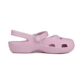 Klassiske små rosa Crocs-sandaler