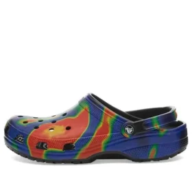 Klassiske Solarized-Clogs «Blue Orange»