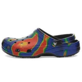 Klassiske Solarized-Clogs «Blue Orange»