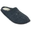 Klassiske tøfler, fritidssko, unisex, marineblå