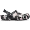 Klassiske trykte Clogs «Black Pink»