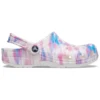 Klassiske, uformelle unisex-sandaler i hvitt, rosa og blått «White Pink Blue»