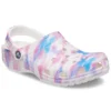 Klassiske, uformelle unisex-sandaler i hvitt, rosa og blått «White Pink Blue»