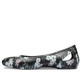 Larua-sandaler med trykk, svart