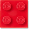 Lego® rød flis 2X2 Jibbitz-charms