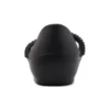Lina Embellished D’Orsay-flate sko «svart»