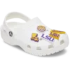 LSU 5-pakning med Jibbitz-charms