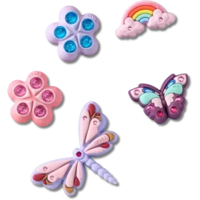 Magical Garden Bug 5-pakning med Jibbitz™-charms