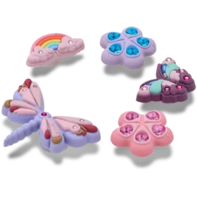 Magical Garden Bug 5-pakning med Jibbitz™-charms