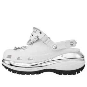 Mega Crush Clogs «White Silver»