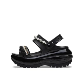 Mega Crush Pearl Ruffle Sandal «Black»