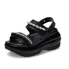 Mega Crush Pearl Ruffle Sandal «Black»