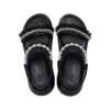 Mega Crush Pearl Ruffle Sandal «Black»