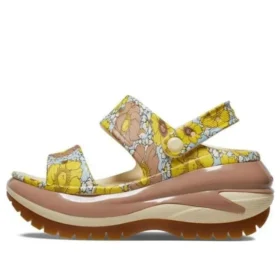 Mega Crush Retro Floral Sandaler «Vanilla Cork»