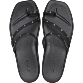 Miami-sandaler med tåstropp og nitter