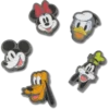 Mickey & Friends Elevated 5-pakning med Jibbitz-skocharms