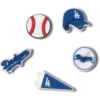 MLB Los Angeles Dodgers 5-pakning Jibbitz-charms