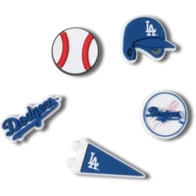 MLB Los Angeles Dodgers 5-pakning Jibbitz-charms