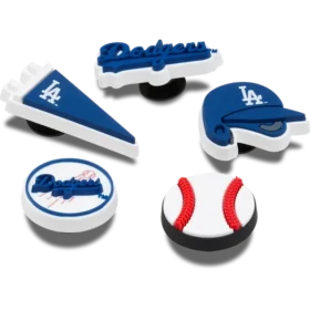 MLB Los Angeles Dodgers 5-pakning Jibbitz-charms
