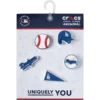 MLB Los Angeles Dodgers 5-pakning Jibbitz-charms