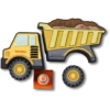 Myo Construction Truck 5-pakning med Jibbitz-charms