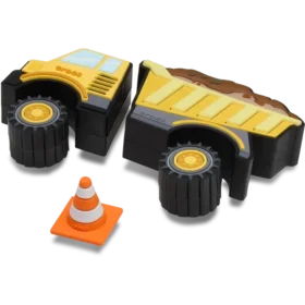 Myo Construction Truck 5-pakning med Jibbitz-charms