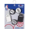NBA Brooklyn Nets 5-pakning med Jibbitz-charms