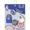 NBA Golden State Warriors 5-pakning med Jibbitz-charms